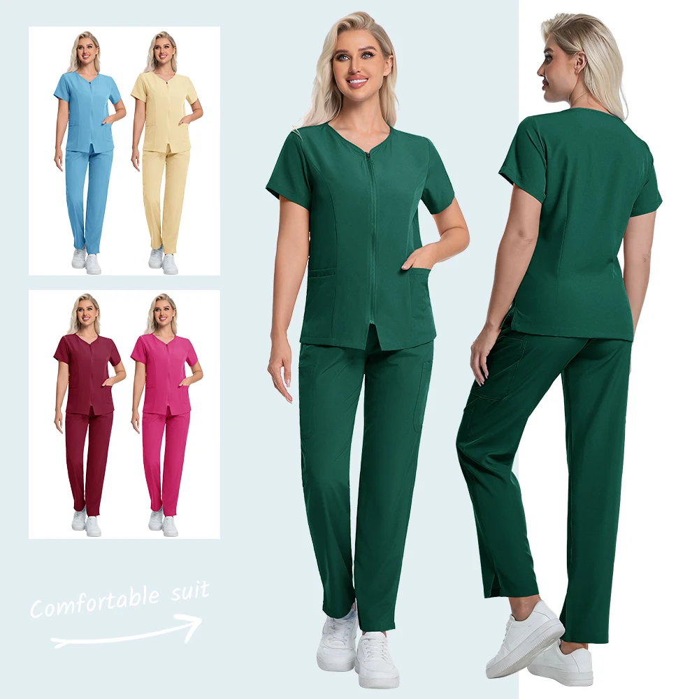 قميص جراحي للمستشفى الطبي قابل للغسل، ملابس عمل سريرية لطب الأسنان، مختبر الصيدلة، عيادة الأسنان، زي الطبيب والممرضات #2