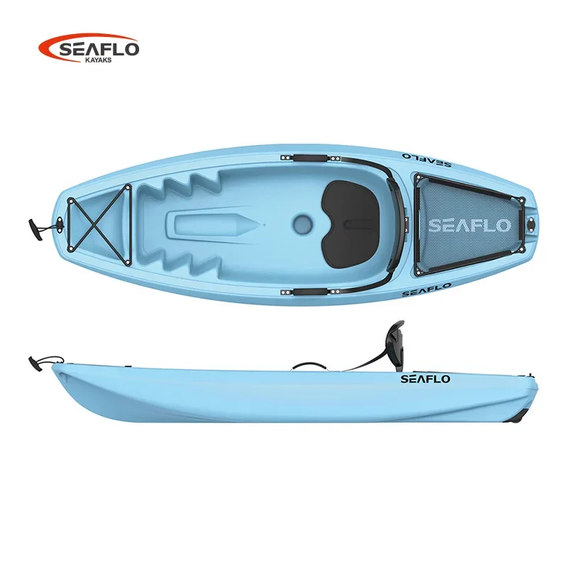 6.11ft Plastic Cheap Kayak Blow Molded Light Weight Kayak Water Sport 1 Person Plastic For Kids Sit On Top Kids Kayak For Sale