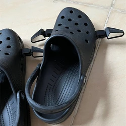 1pair Twin Side view mirror for Croc charms  Crocs Noticeable Shoe Charm Accessories Christmas Gift For Friends