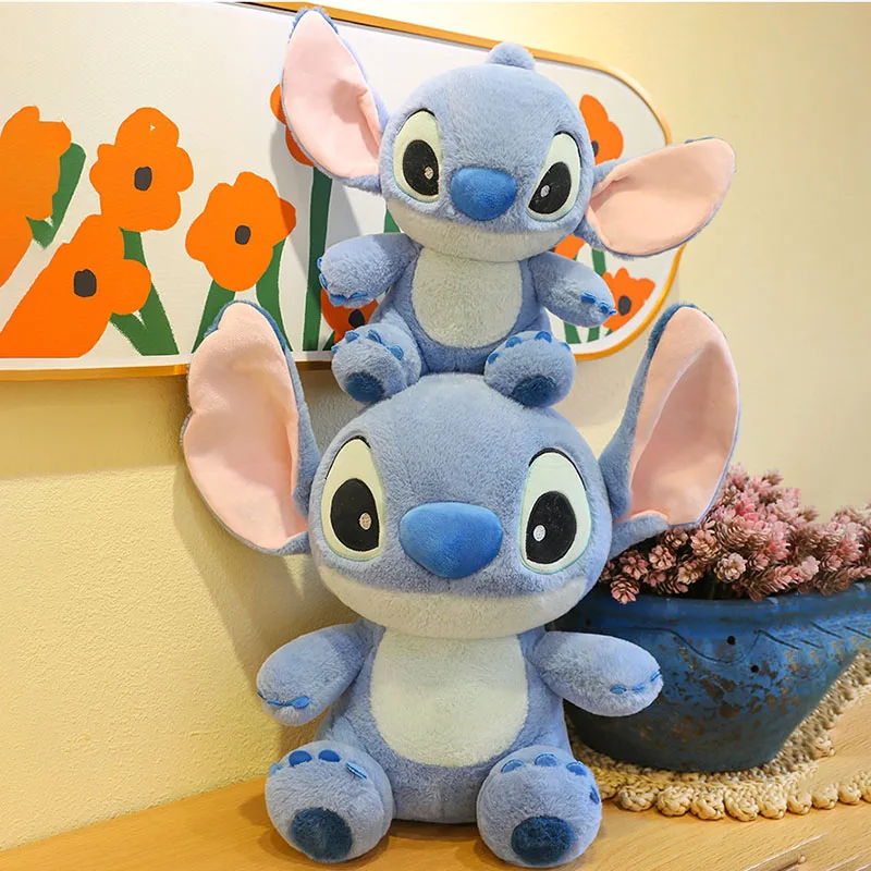 Disney Plush Stuffed Doll Cute Stitch Plush Toy Children's Sofa Pillow Birthday Gift Kawaii Room Decoration Christmas Gift