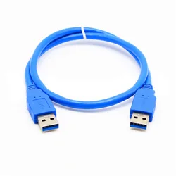 USB 3.0 için USB kablosu erkek erkek M/M tipi A USB3.0 uzatma kablo kordonu hattı 0.3M/0.5M/1M radyatör mobil için yüksek kalite