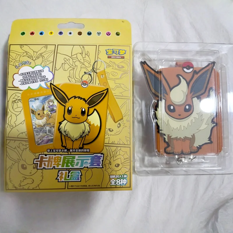 

В наличии Yibu Pokémon Collection Swap Card Game Display Set Подарочная коробка PTCG Упрощенные китайские оригинальные игровые карты Коллекции подарок