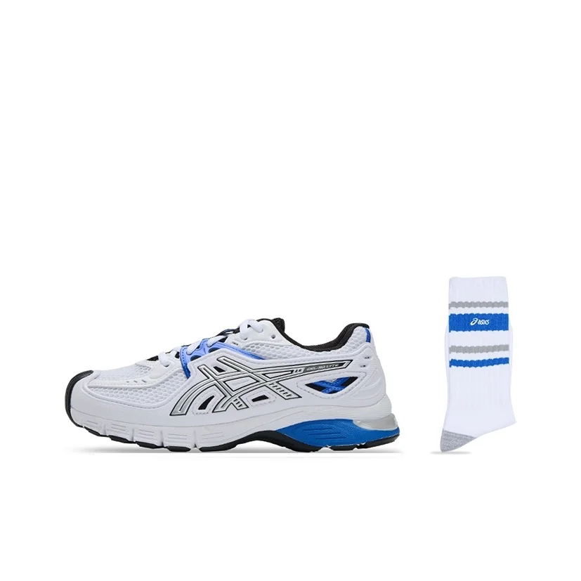 ASICS GEL SD Lyte Breathable Running Shoes Unisex White Blue 1203A886-100-1