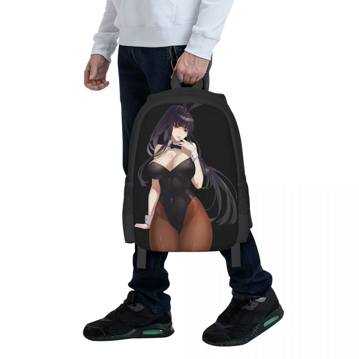 

Yumeko Jabami Sexy Hentai Anime Bunnysuit Student Backpack School Bag Hiking Travel Daypack for Men Women Bookbag Shoulder Bags