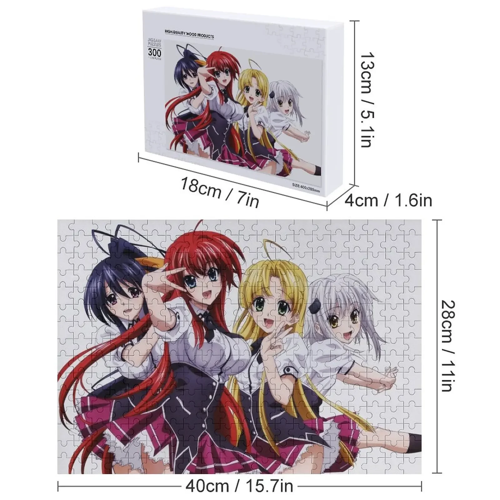 akeno high school dxd 1#310822 Jigsaw Puzzle Customizable Child Gift Animal Puzzle