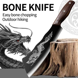 Large bone cutting knife, meat cutting knife, suitable for heavy cutting, backyard operations, and jungle removal U9195