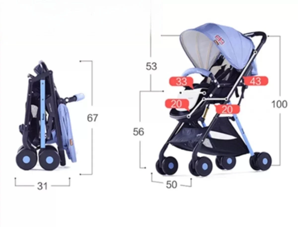 Baby Kinderwagen Lagerung Tasche Universal Staub-proof Tasche Kinderwagen Walker Kinderwagen Abdeckung Reise Shipper Kindergarten Karren Zubehör – Detail 13