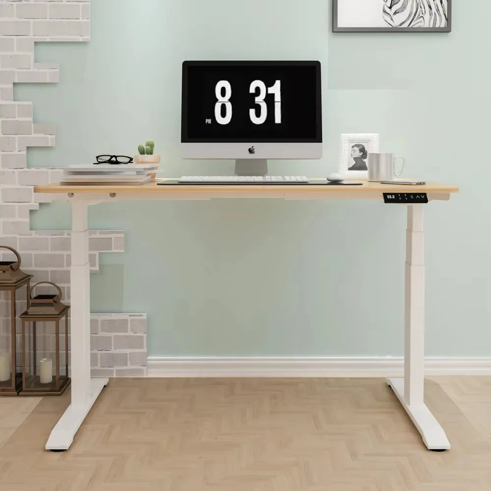 Office Furniture Electric Table Intelligent Dual Motor Ergonomics Electric Height Adjustable Desk Sitting Table