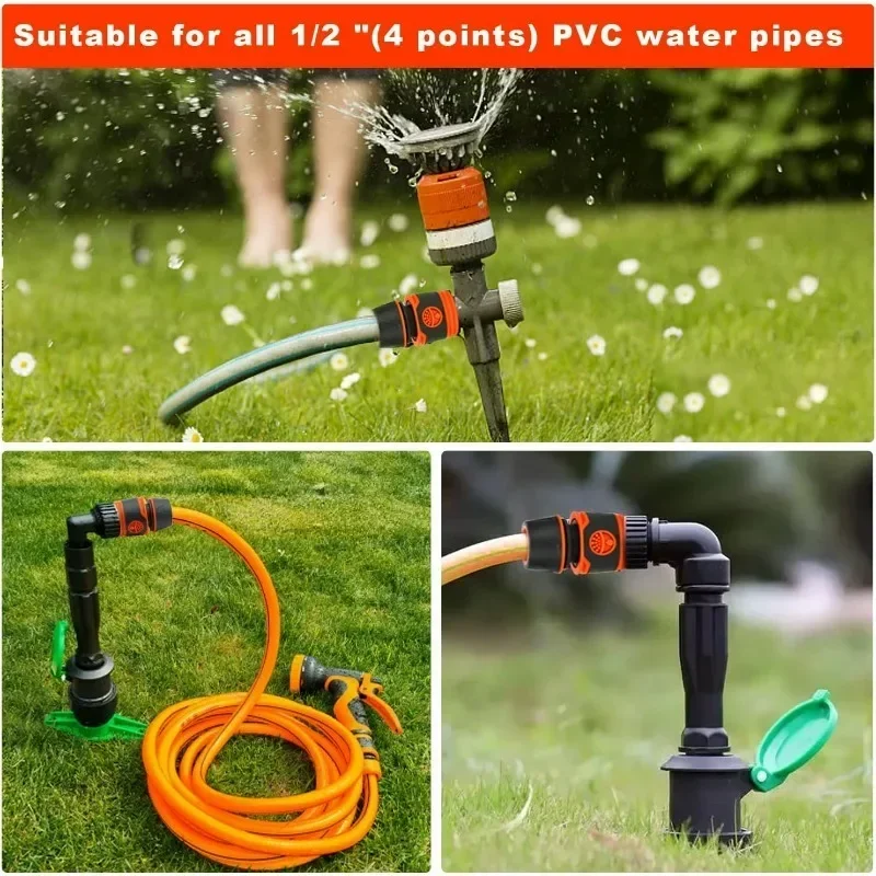 1/10 قطعة خرطوم حديقة موصل سريع صنبور موسع خرطوم اتصال مشترك حديقة انبوب ماء موصلات سقي تجهيزات أنابيب