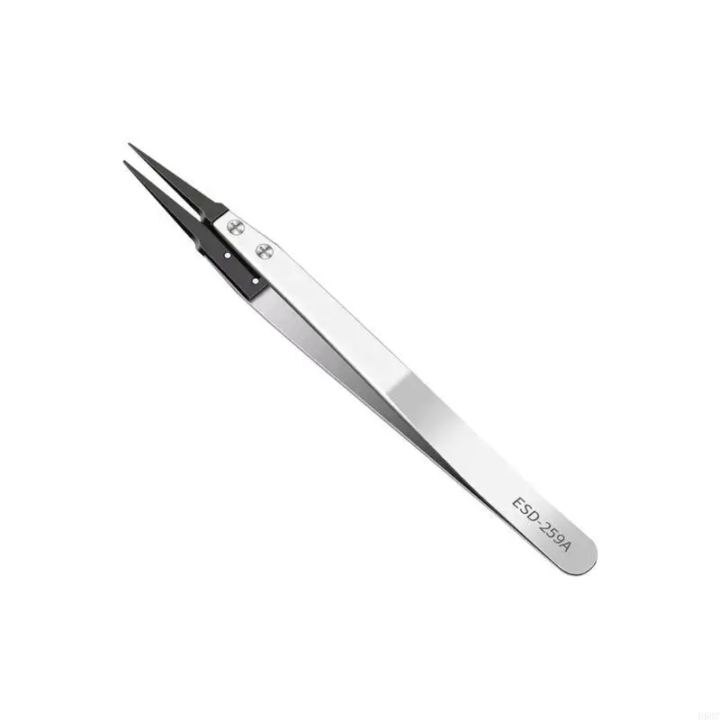 H58C Anti-Static Stainless Steel Tweezer Maintenance Repair Tool Model Making Tool
