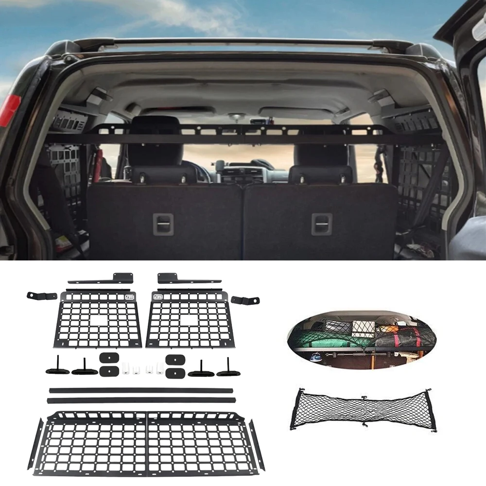 For Suzuki Jimny JB33 JB43 1998-2017 Car Modular Storage Panel Shelf Modification Molle Panel Rear Boot Trunk Debris Rack Kit