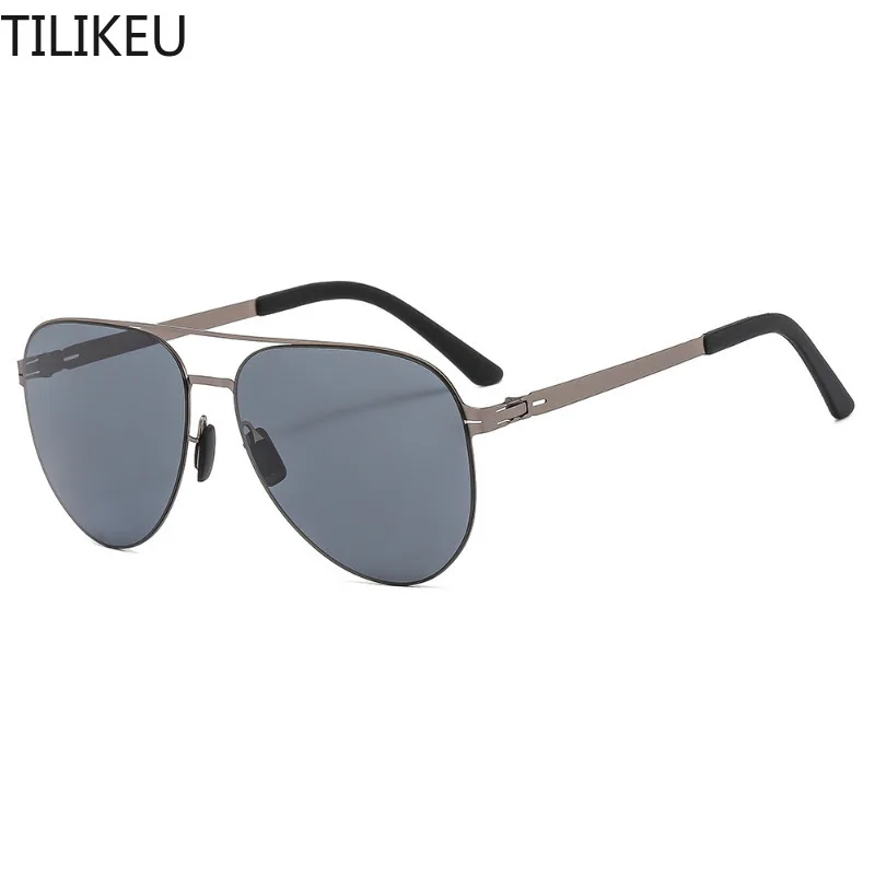 Pilot Sunglasses Toad Mirror Ultra Lightweight with Classic Retro Design Polarized Sunglasses Outdoor Activity Sun Protection