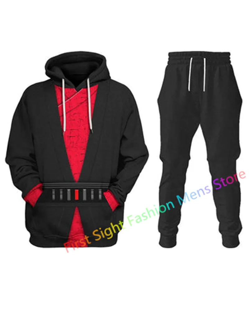 3D Printed Men\'s Hoodies Suits Fashion Sweatshirt Sweatpants Design Tracksuit Pullover Hoodie Cosplay Jacket Unisex Clothing