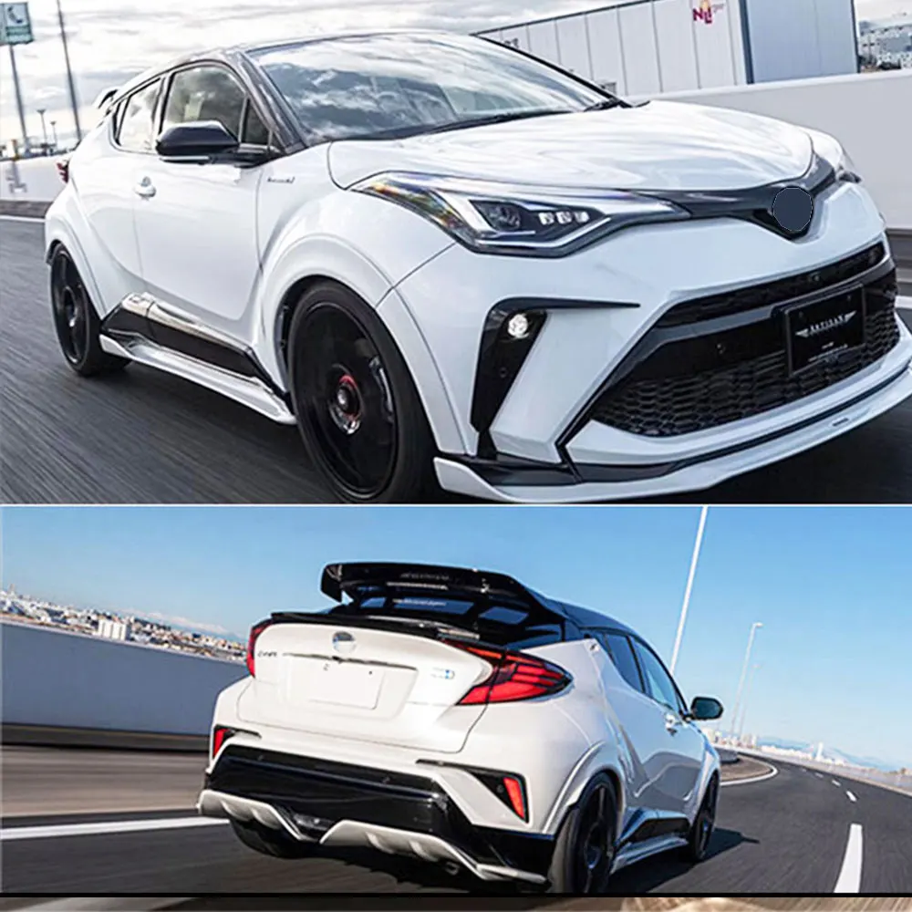 For Toyota CHR 2021 22 23 Fog Lamp Frame Protective Cover Attachment Adjustment Sticker Front Fog Lamp Divided Decorative Cover