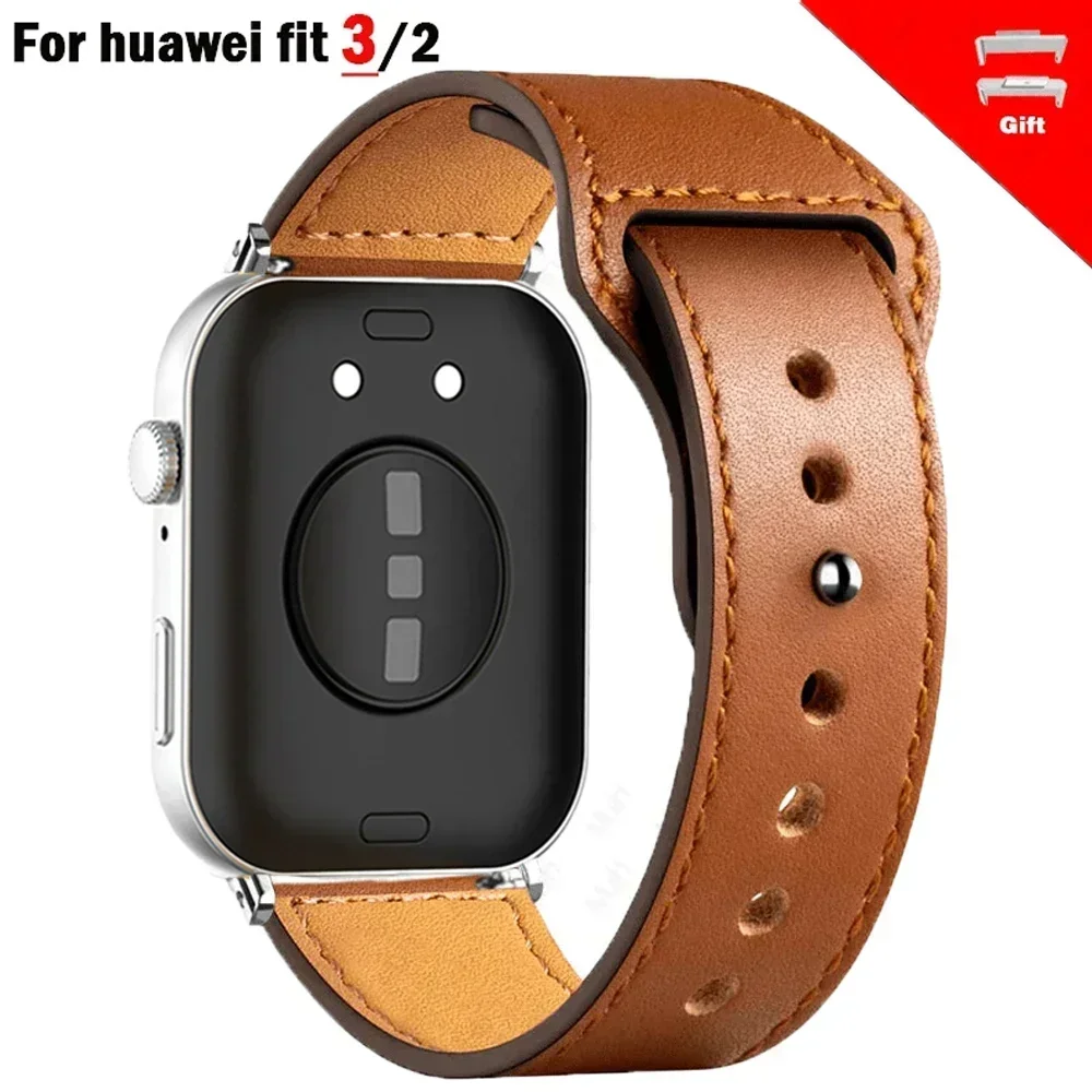 Leather Bracelet For Huawei Watch Fit 3 Strap Replacement Correa For Huawei fit 2 band Wrist Fit3 watchband 2024 NEW Accessories
