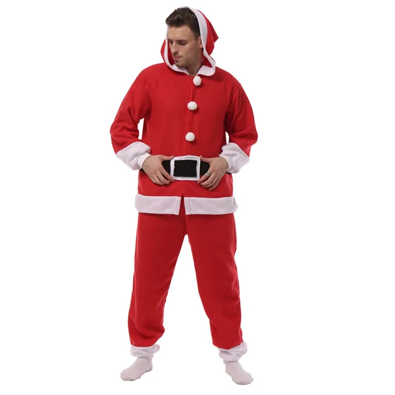 

Christmas Santa Claus Halloween Onesie Animal Kigurumi Pajamas Adult One-Piece Pijama Winter Cartoon Jumpsuit Sleepwear XXL