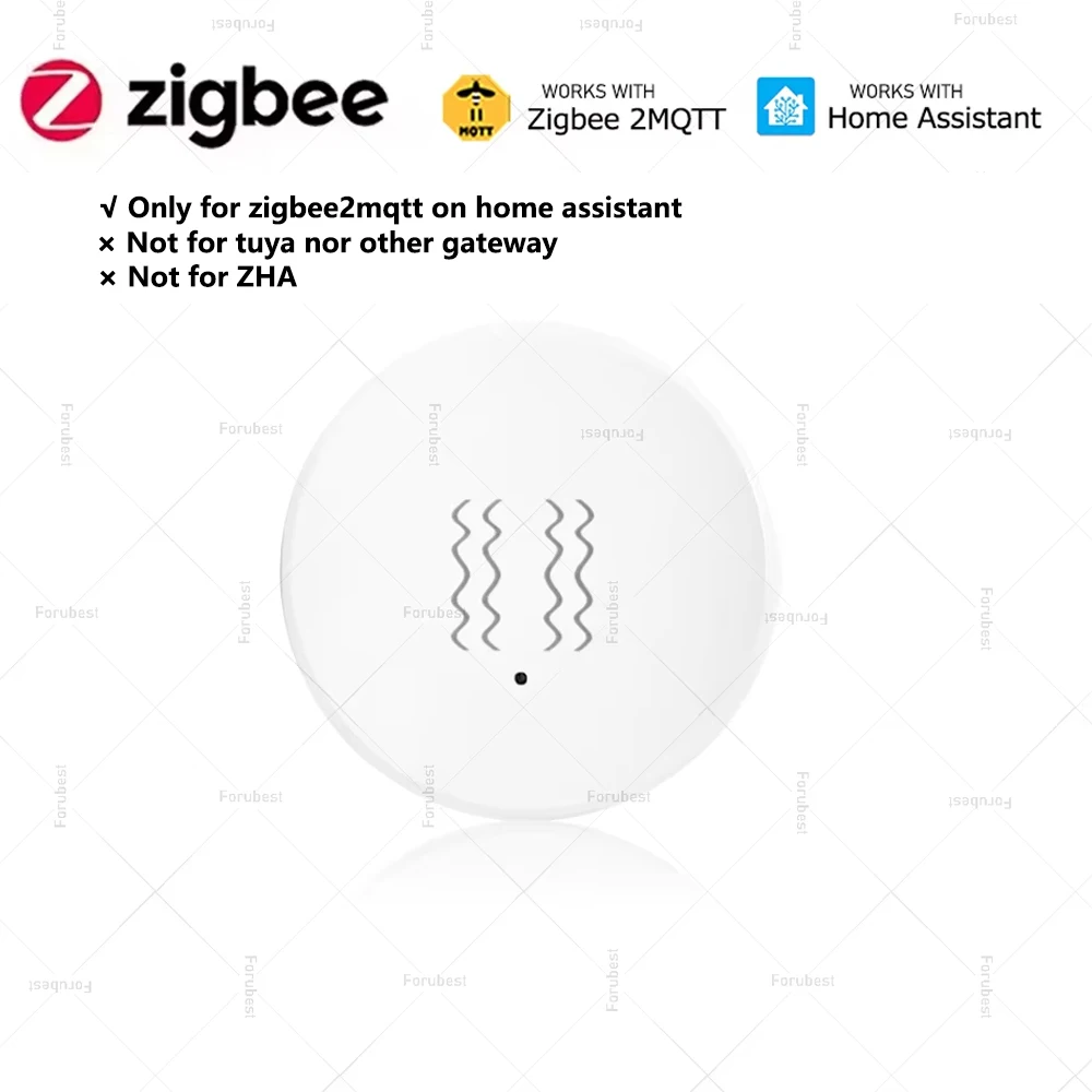

Умный датчик вибрации ZigBee, мониторинг в реальном времени, защита, детектор ударовой сигнализации, работа с домашним помощником Zigbee2mqtt