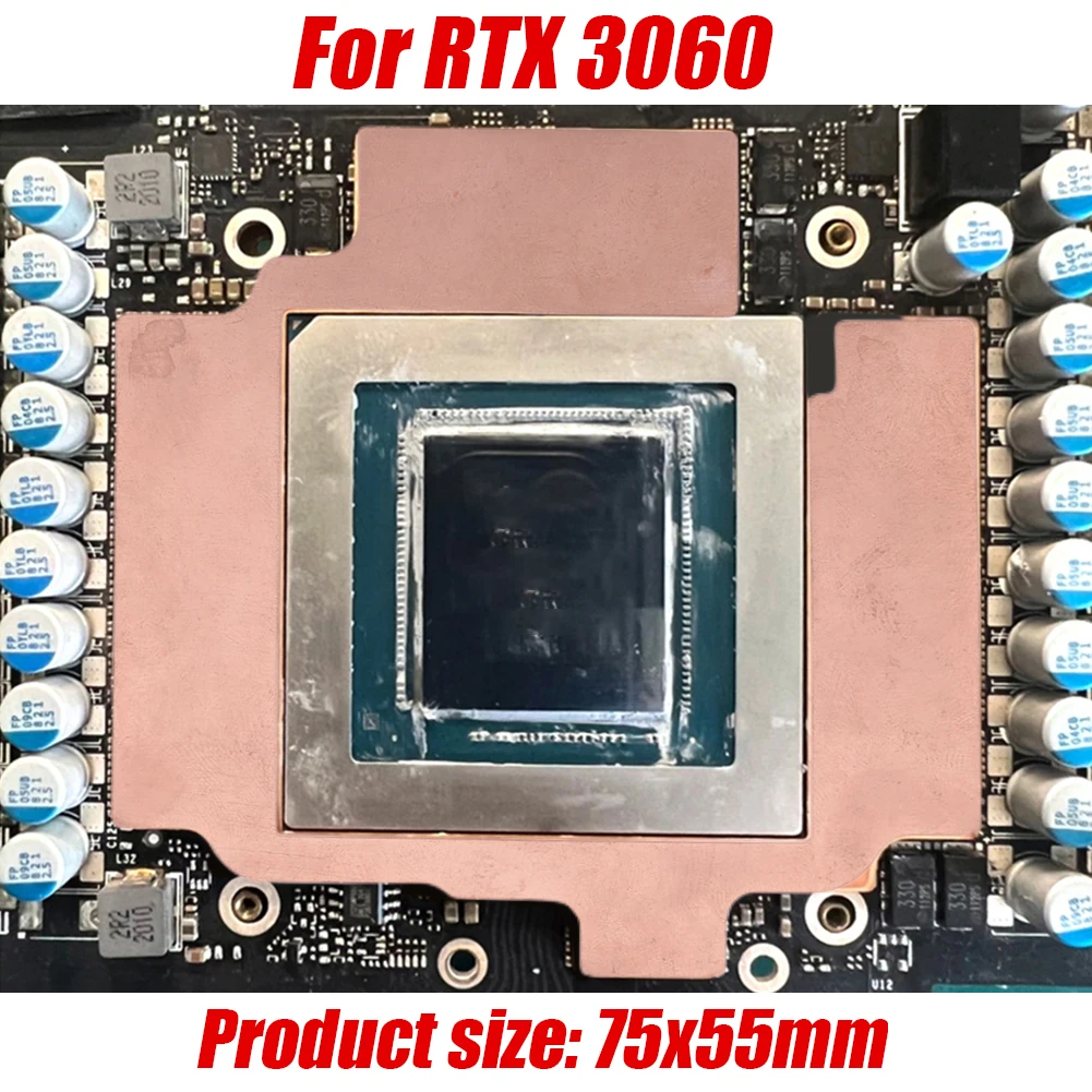 386,4 w/m.k GPU RAM Kupfer Kühlkörper für Kühler Memory Miner für RTX 3080/RX XT/RX GPU Kühlung Thermo pad