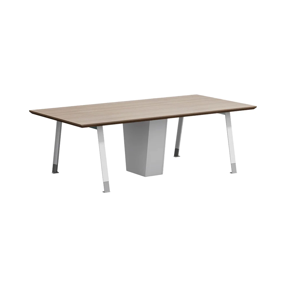 Op maat gemaakte moderne metalen rechthoekige conferentiebureaustoelenset voor hotels, ziekenhuizen, woonkamers en kleine vergaderingen