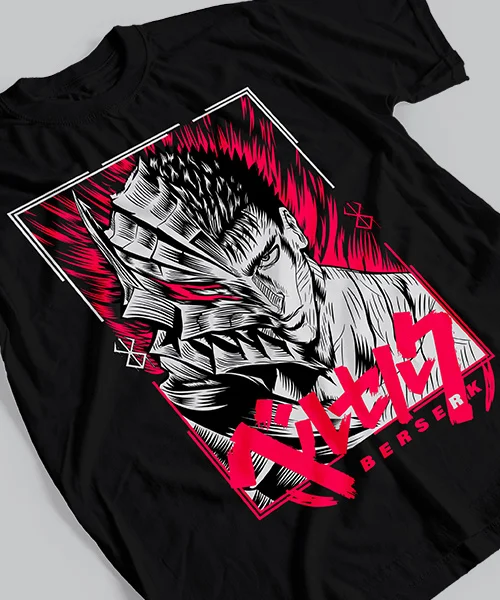 T-Shirt UNISEX BERSERK GUTS TRANSFORMACIÓN