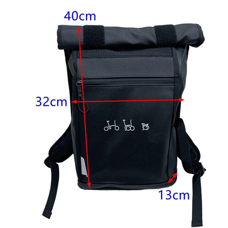 Folding Bike Front Bags & Panniers Use For Brompton Birdy Bicycle Storage Bag handbag With Bags Aluminum Mount