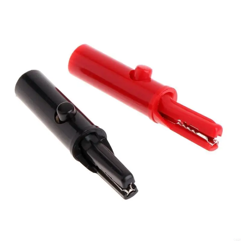 G92C Plastic Clips Terminal Test Clamps for Crocodile Clamp Insulated Clips Suitable for Digital Multimet