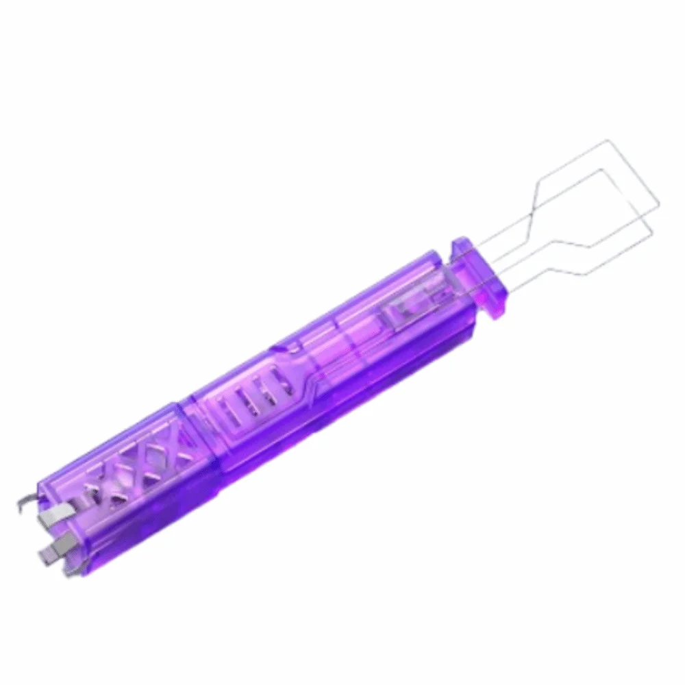 2 in 1 Keys Caps Puller Multifunction Four-Jaw Design Keyboard Action Adjuster Light Weight Portable Keycaps Remover Tool