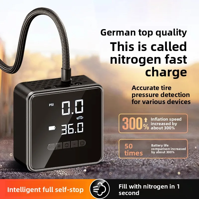 

Автомобильный воздушный насос, автоматическая остановка зарядки, автомобильные шины, беспроводной электрический воздушный насос, портативный электромобильный насос