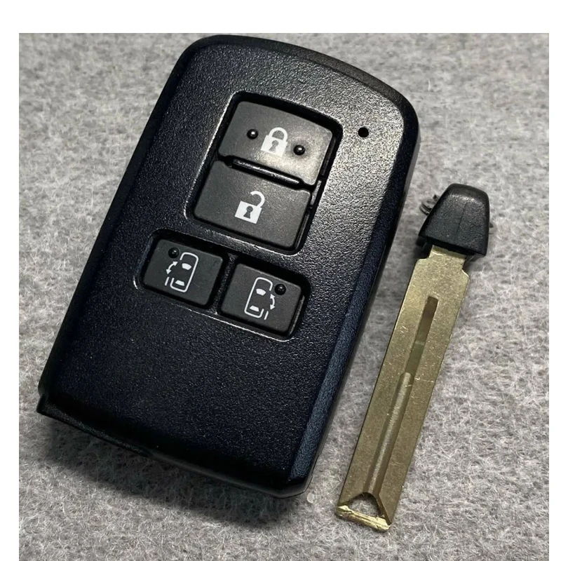 KEYECU 4 Buttons for Toyota Sienta Alphard Voxy Noah Esquire Harrier Vellfire Auto Smart Remote Key Fob 231451-0120 281451-2150