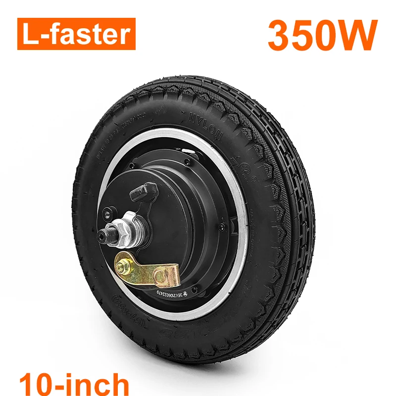 

Electric Scooter Bike Brushless Hub Motor, 10x2.125 Tire, 24V, 36V, 48V, 350W, 10"