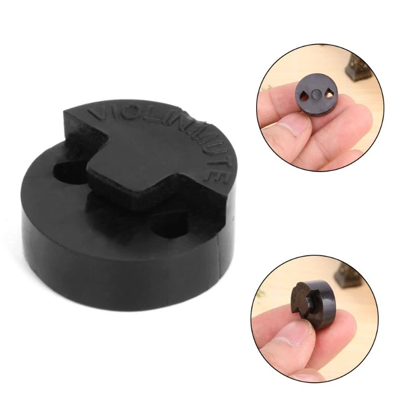 

1Pc Acoustic Rubber Violin Mute Fiddle For Violin Sourdine Tools Black