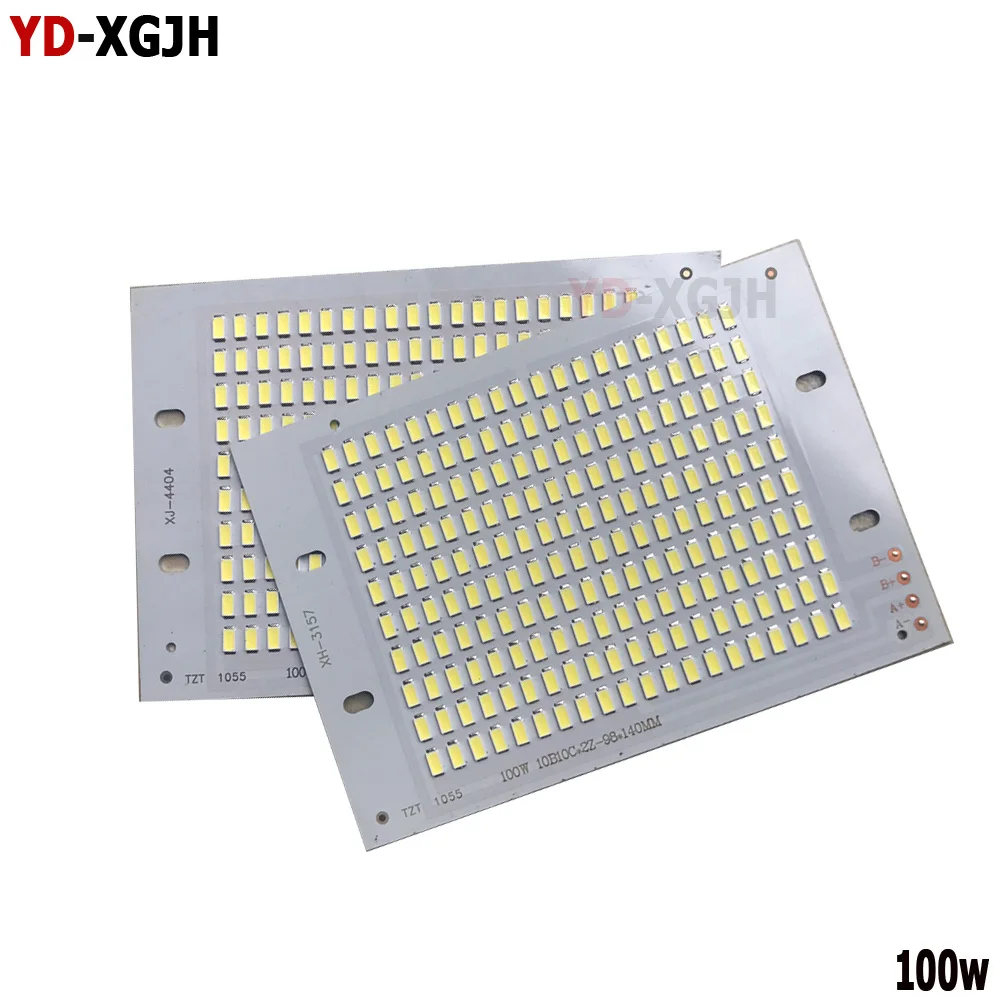 

Светодиодная плата 100 Вт SMD 5730 с алюминиевым радиатором для уличных светильников, сменная панель для самостоятельной сборки