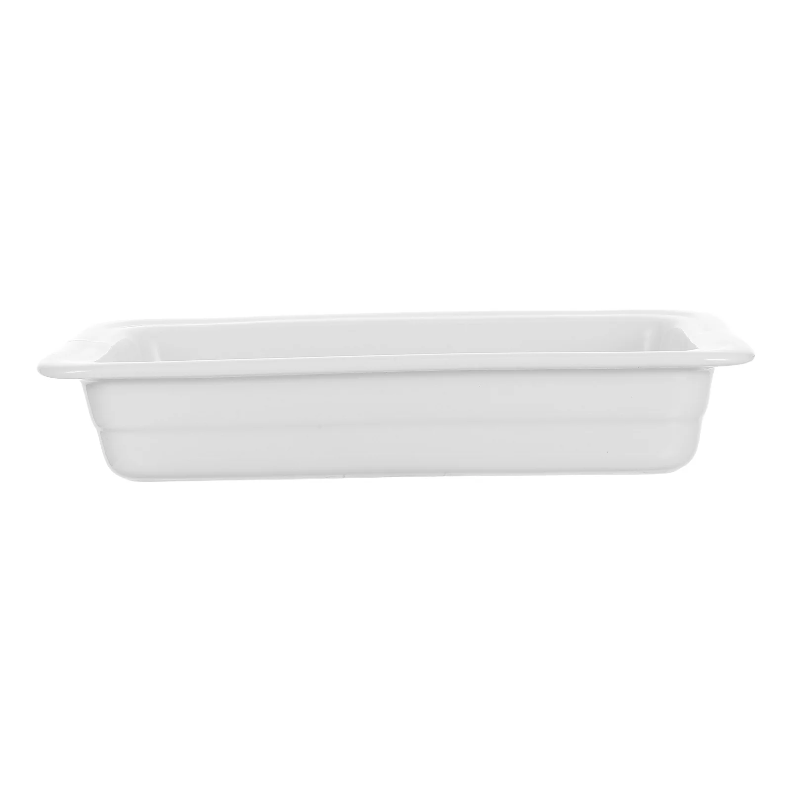 

Buffet Ceramic Platter Rectangular Heat Retention Food Warmer Tray Hotel Party Serving Plate Ceramic Buffet Dishes