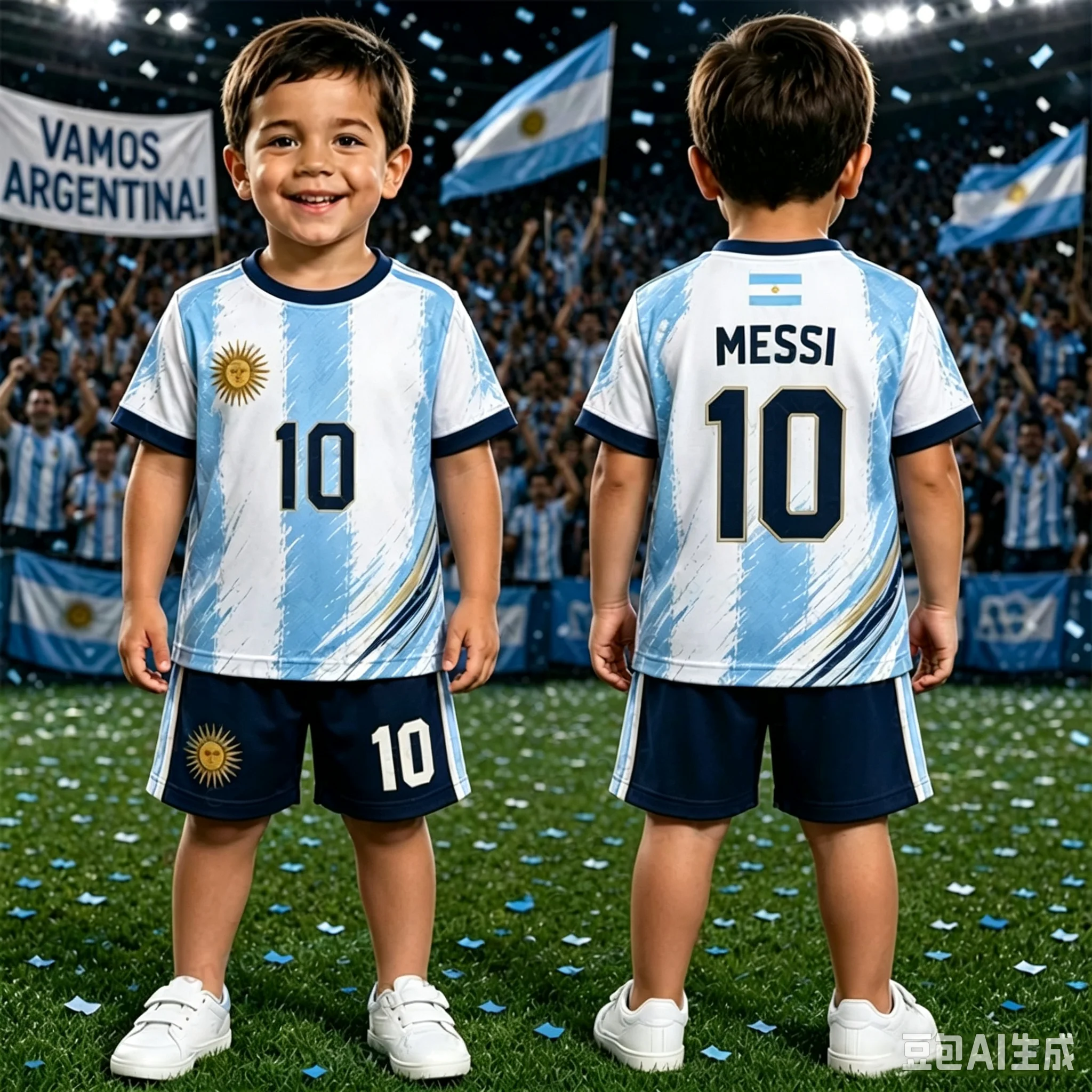 Special Edition Messi 10 Football Jersey Tee Shorts Set Women Men Harajuku Argentina Fan Shirt and Shorts Summer Kid 2 Piece Set
