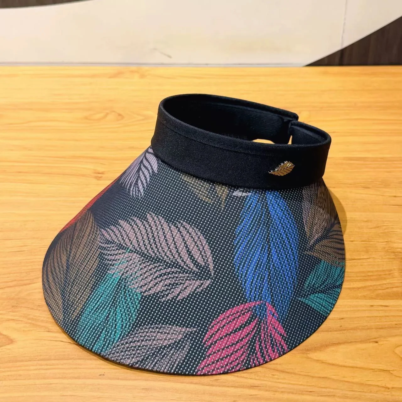 Women’s Wide-Brimmed Sun Hat: Summer Sun Protection, Hairband, Open-Top Style, UV Protection, Beach Hat