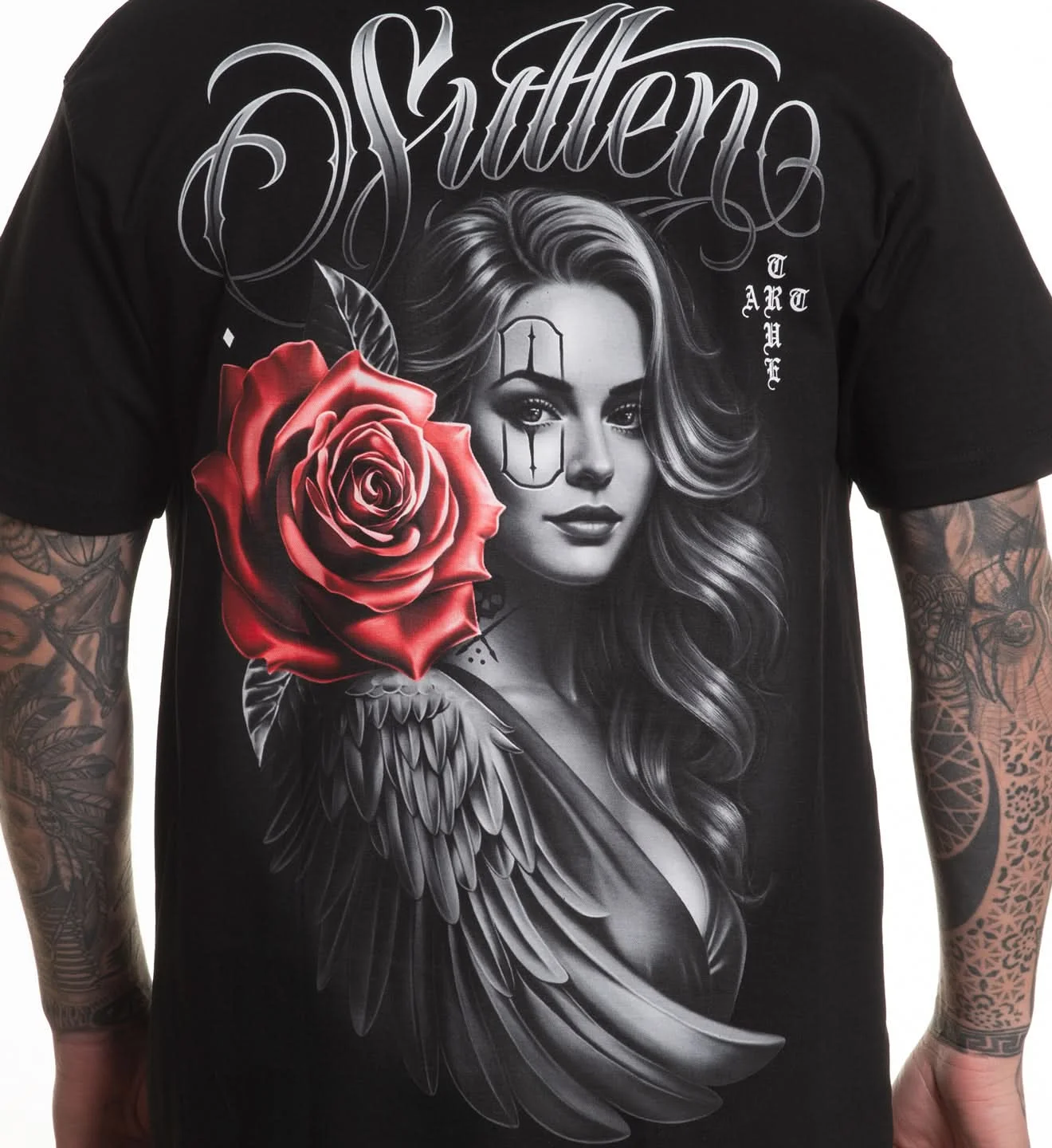 Destiny Standard Tattoo Art Street Trendy Fashion Casual T-Shirt Men's and Women's Luxury Brand Top