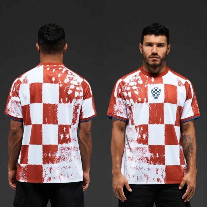 2026 New Croatia Fan Commemorative Jersey – Moisture-Wicking & Breathable – Unisex Short-Sleeve Soccer Shirt – Family Matching
