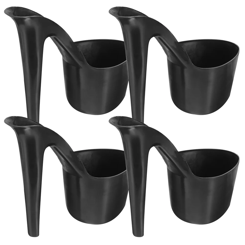 

4 Pcs High Heels Flower Pot Mini Pots for Plants Orchid Seedling Planting Succulent Planters Plastic Nursery Indoor Office Miss