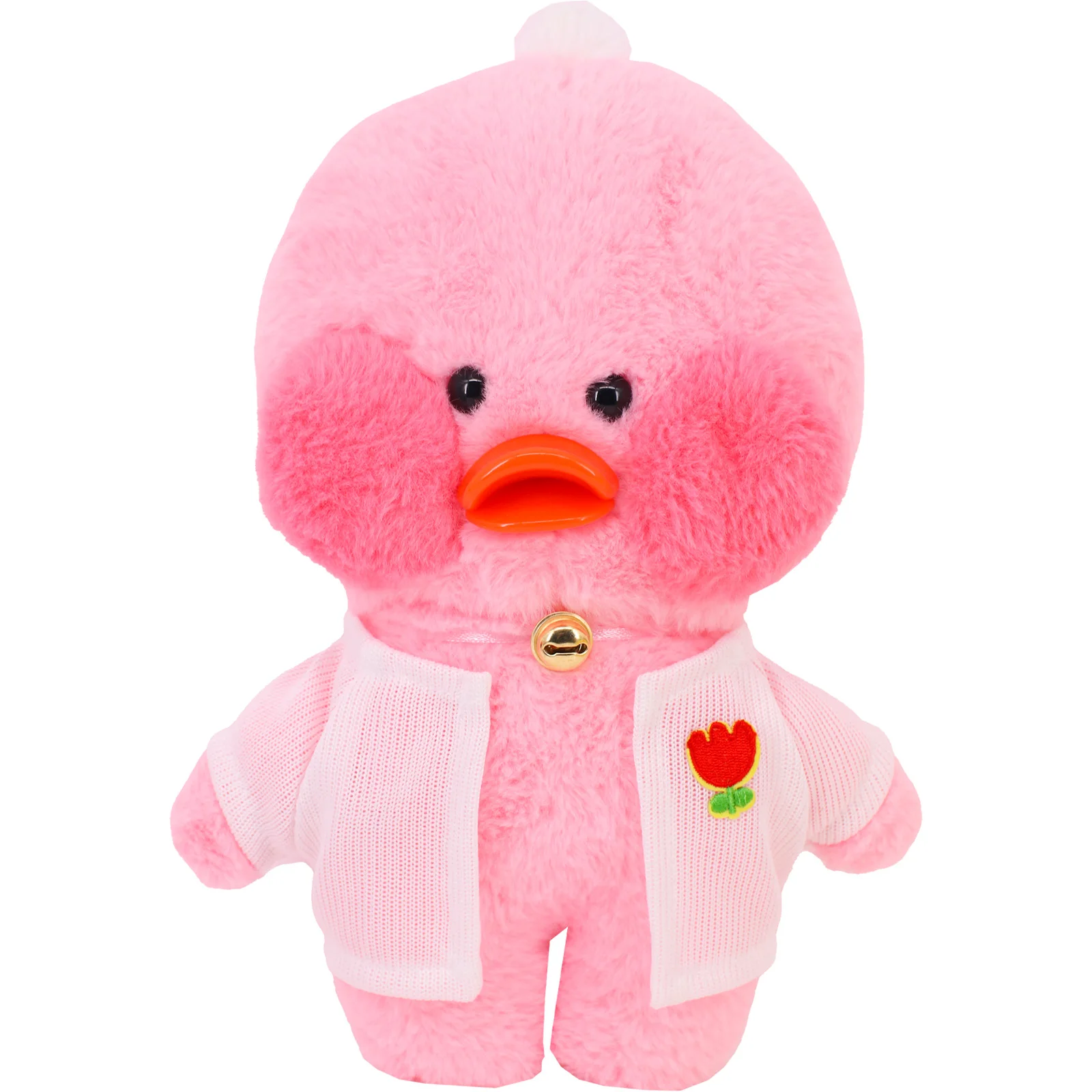 30cm Kawaii Cafe Duck Doll Clothes T-shirts Dress Unique Design Lalafanfan Duck Doll Animal Toys Birthday DIY Gifts For Children