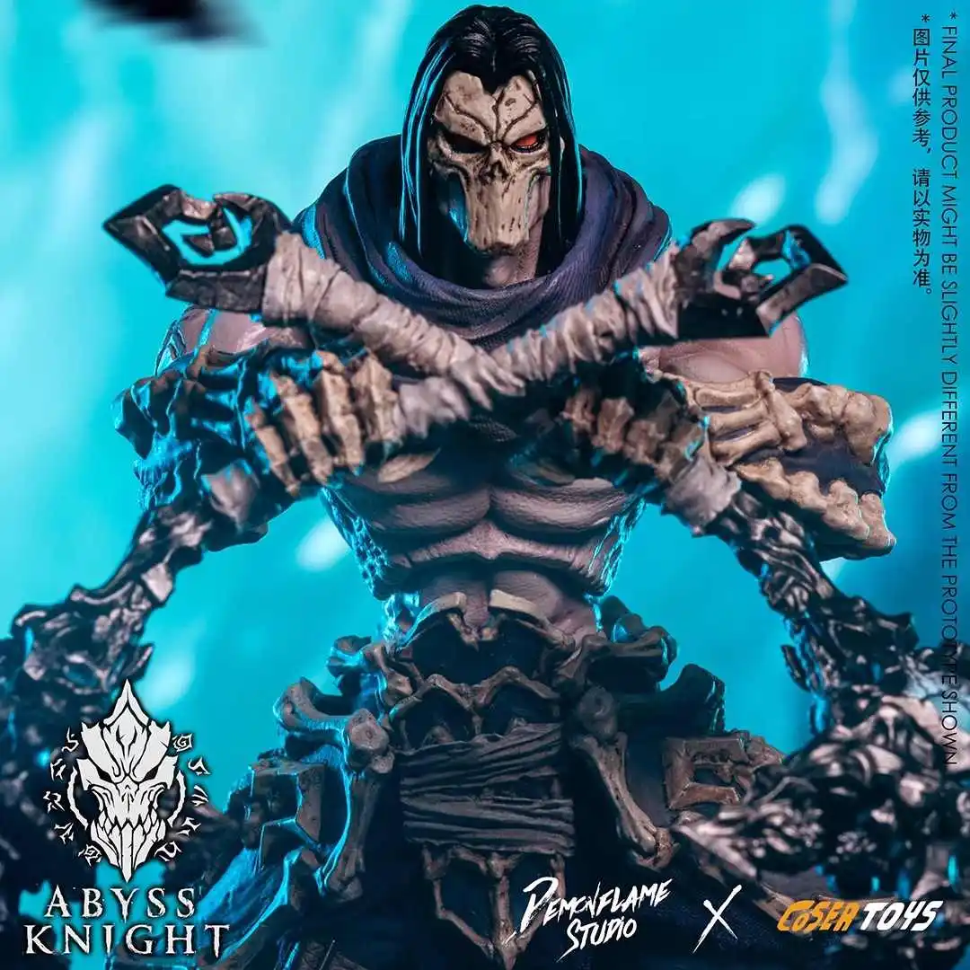 متوفر 1/12 الأصلي Pemcvflame Studio X Cosertoys Darksiders 2 الموت المنقولة لعبة مجسمة جمع الهاوية فارس Ad-005