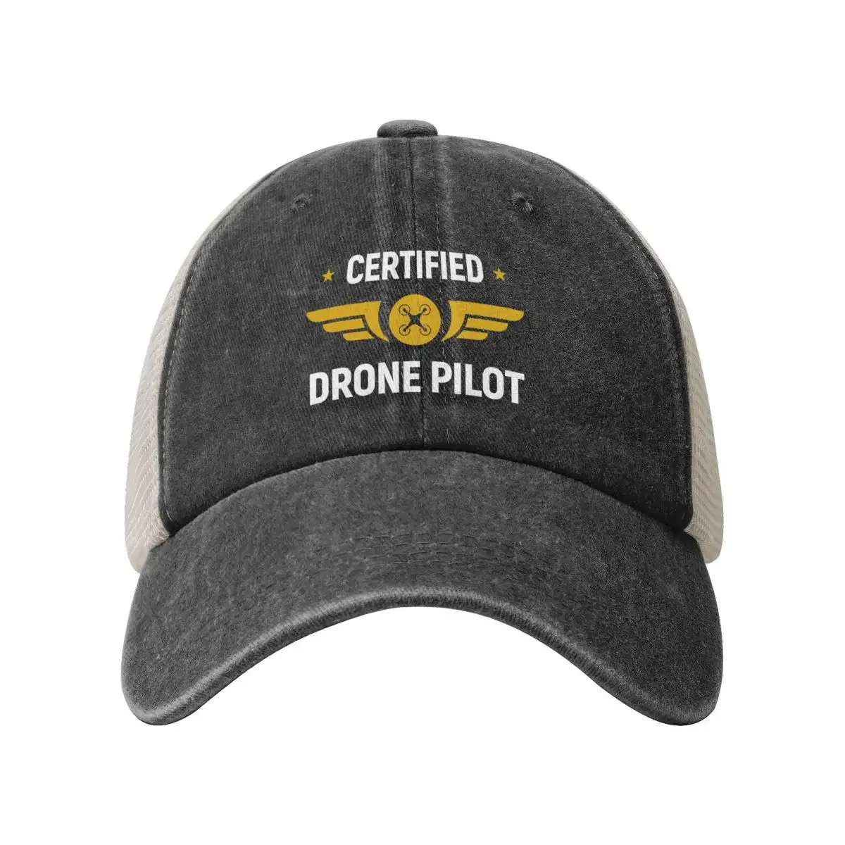 Certified Drone Pilot Baseball Cap funny hat Golf Cap Golf Hat Man Mens Caps Women's