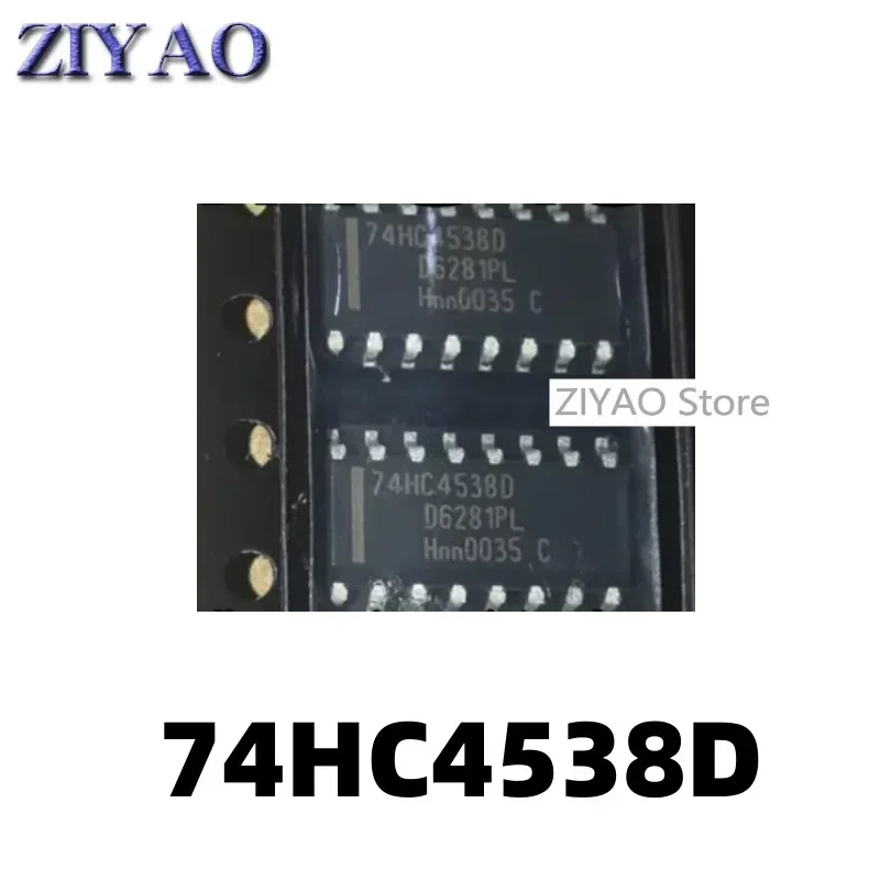 5PCS 74HC4538D 74HC4538 SMD SOP-16 3.9MM Logic Chip