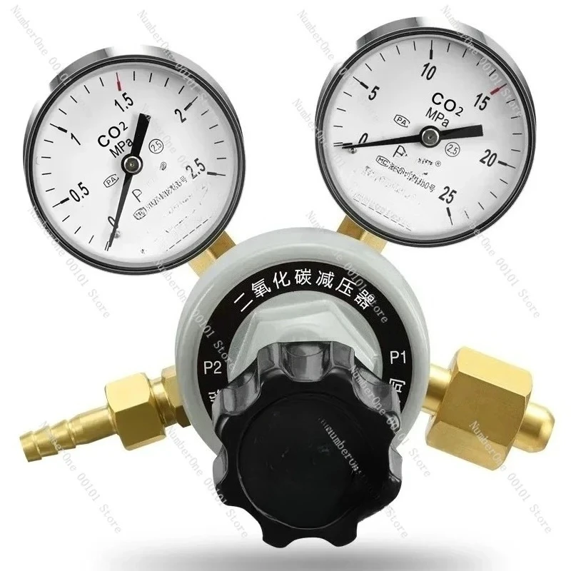 

CO2 pressure reducing valve, gas cylinders CO2 meter, full - copper regulator pressure gauge, laparoscopic incubator