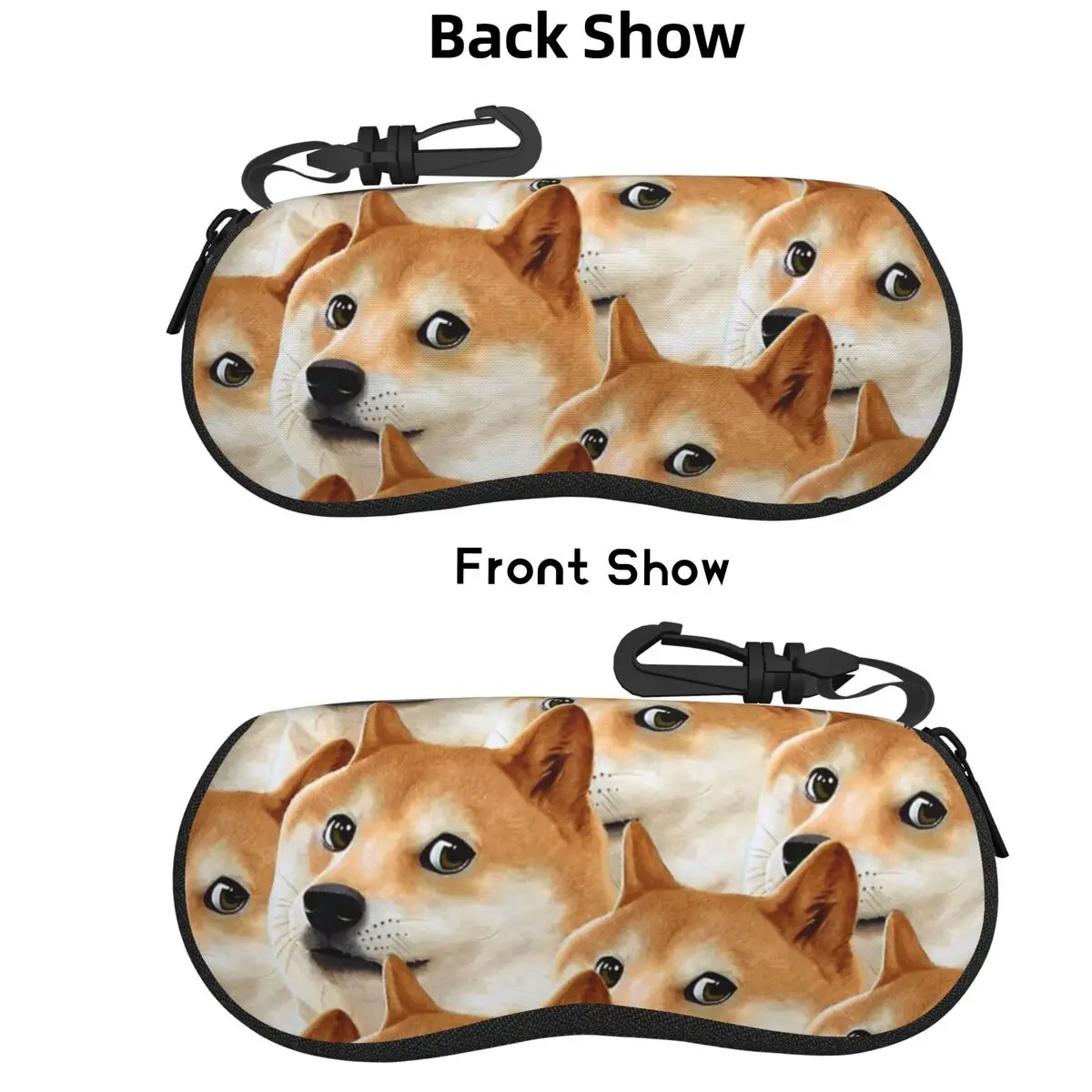 

Doge Shiba Inu Memes Shell чехол для очков защитная коробка для солнцезащитных очков для женщин и мужчин мягкая сумка для очков