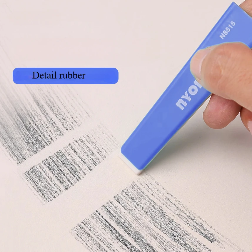 Precision Eraser With 1 Extra Refill Set Sketch Artist Eraser for Professional Drawing Detailer Tool Drafting, Drawing, Painting