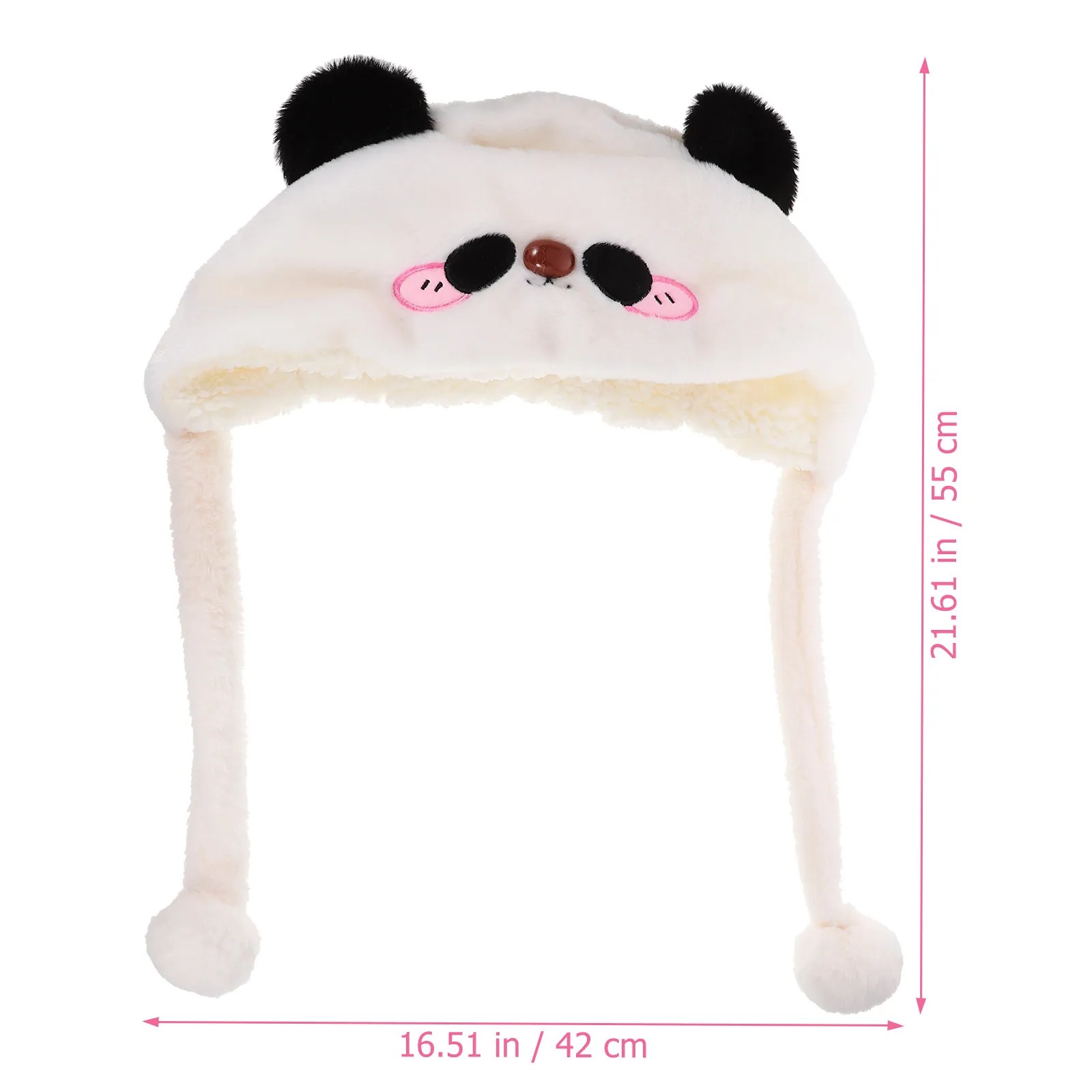 Panda Hat for Performance Party Hat Prop Panda Headwear Festive Decoration Selfie Accessory Costume Carnival Holiday Gift