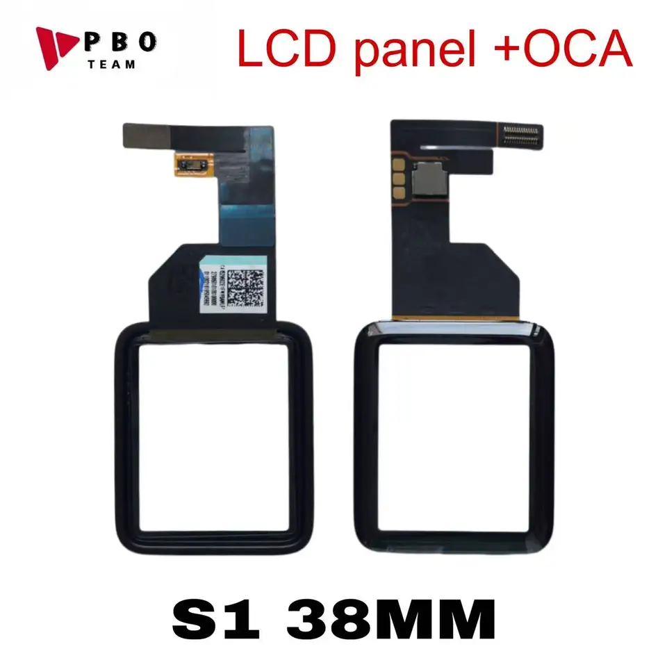 38mm 42mm 40mm 44mm Pantalla Táctil Digitizer Reemplazo para Apple Watch Series S1 S2 S3 S4 S5 S6 S7 SE SE2 de Panel LCD +OCA 2