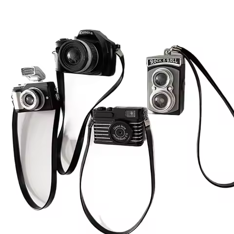 2pcs Creative and Funny Camera Refrigerator Magnets Cute Refrigerator Magnets Whiteboard Sticker