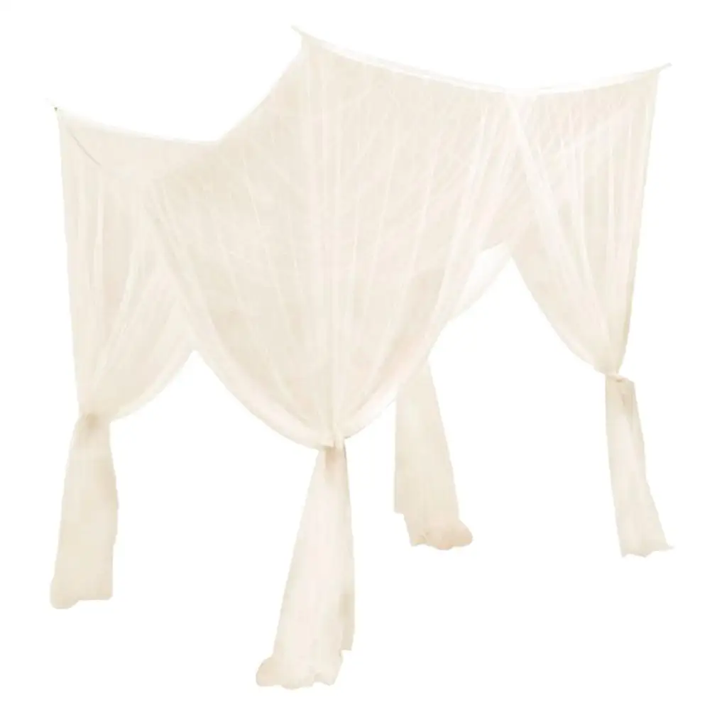 European Style 4 Corner Post Bed Canopy Net Bedroom Decoration