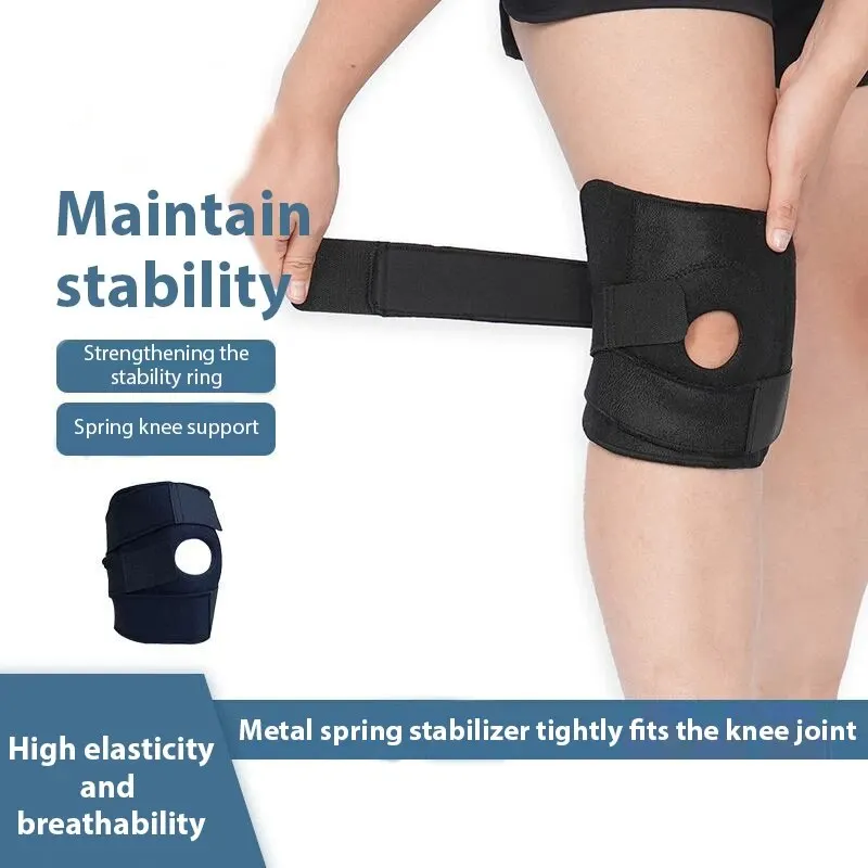 Adjustable Compression Knee Patellar Tendon Support Brace for Men Women Arthritis Pain Injury Recovery Running Workout